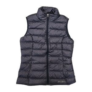 Eddie Bauer Womens 650 Down Puffer Vest Sz S Blue Outdoor Hiking Gorpcore